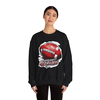Adult Crewneck Sweatshirt \ Marion County Red Raiders Football \ MCF1