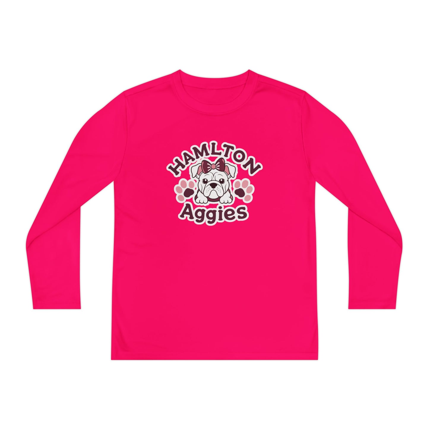 Youth Long Sleeve Tee \ Hamilton Aggies \ HAG3
