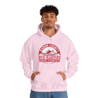 Adult Hoodie Sweatshirt \ Marion County Red Raiders Cross-Country \ MCCC1