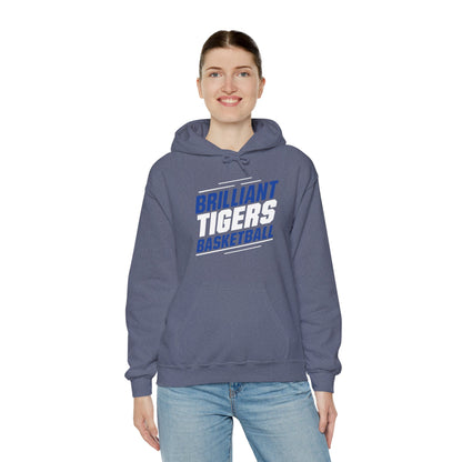 Adult Hoodie Sweatshirt \ Brilliant Tigers Basketball \ BTBK2