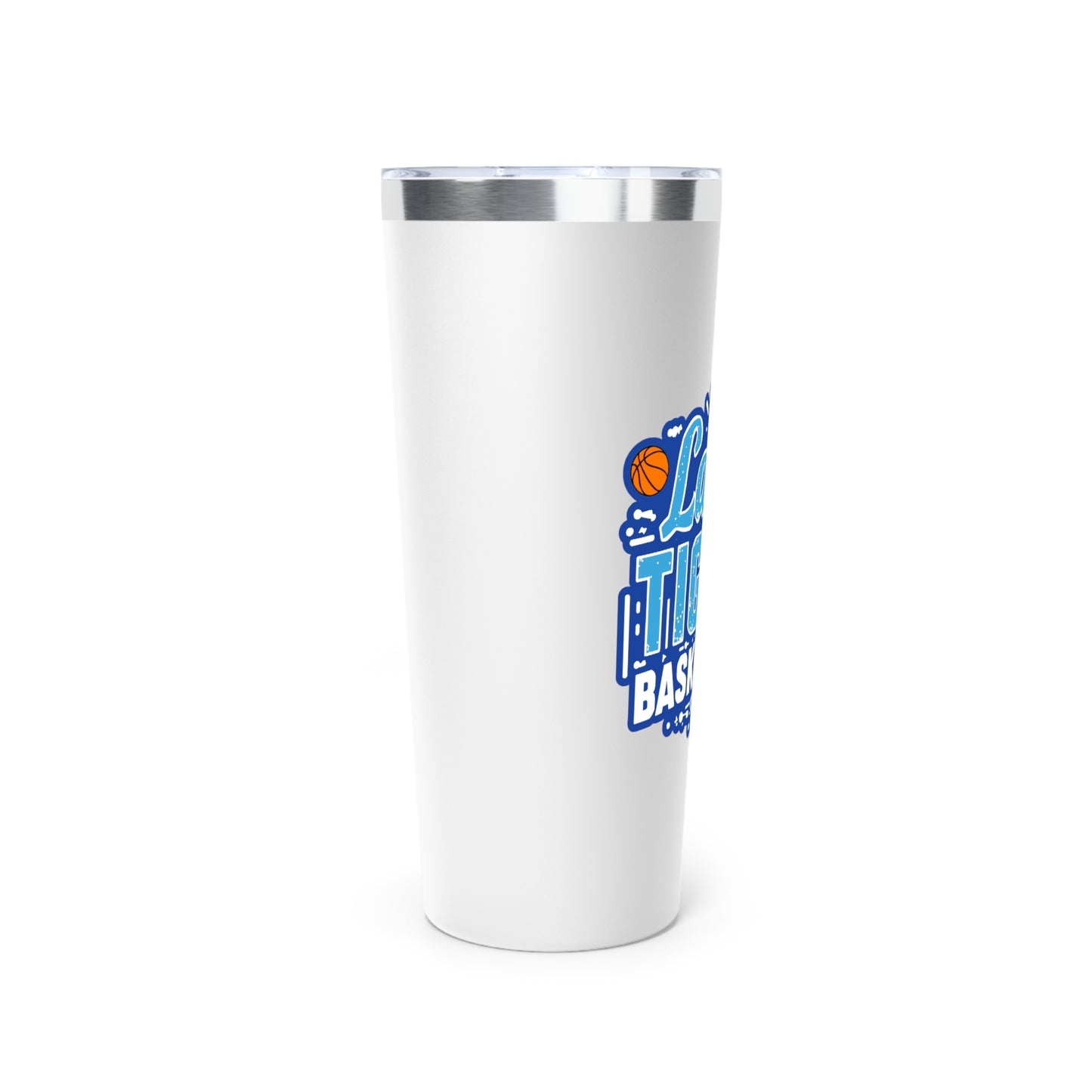 22oz Copper Insulated Tumbler \ Brilliant Tigers Basketball \ BTBKG1