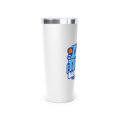 22oz Copper Insulated Tumbler \ Brilliant Tigers Basketball \ BTBKG1