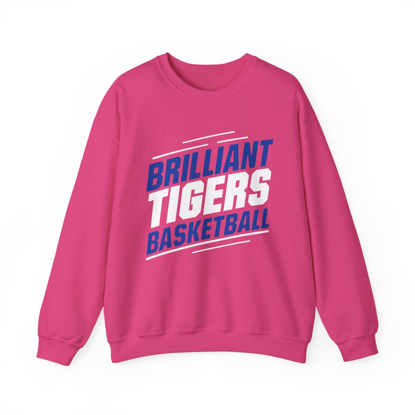 Adult Crewneck Sweatshirt \ Brilliant Tigers Basketball \ BTBK2