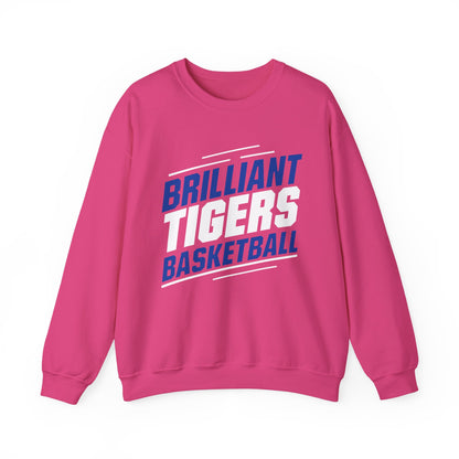 Adult Crewneck Sweatshirt \ Brilliant Tigers Basketball \ BTBK2