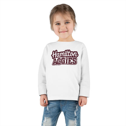 Toddler Long Sleeve Tee \ Hamilton Aggies \ HAG2