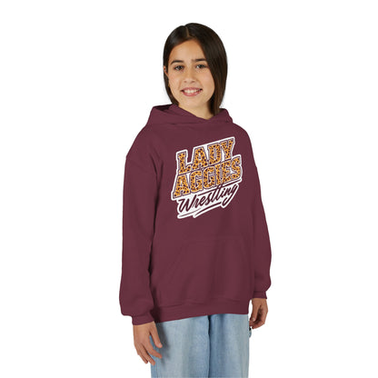 Youth Hoodie Sweatshirt \ Hamilton Aggies Wrestling \ HAWG3
