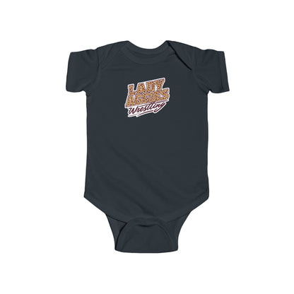 Short Sleeve Baby Bodysuit \ Hamilton Aggies Wrestling \ HAWG3