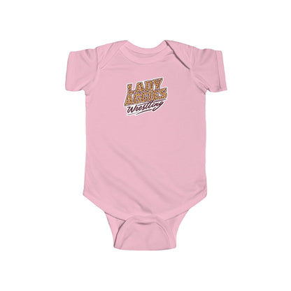 Short Sleeve Baby Bodysuit \ Hamilton Aggies Wrestling \ HAWG3