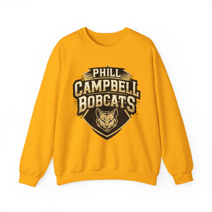 Adult Crewneck Sweatshirt \ Phill Campbell Bobcats \ PCB1