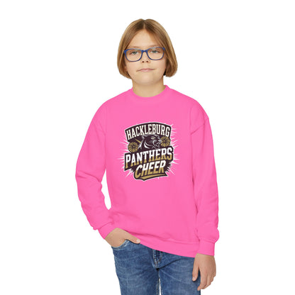 Youth Crewneck Sweatshirt \ Hackleburg Panthers Cheer \ HPC1