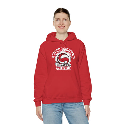 Adult Hoodie Sweatshirt \ Marion County Red Raiders Volleyball \ MCV1