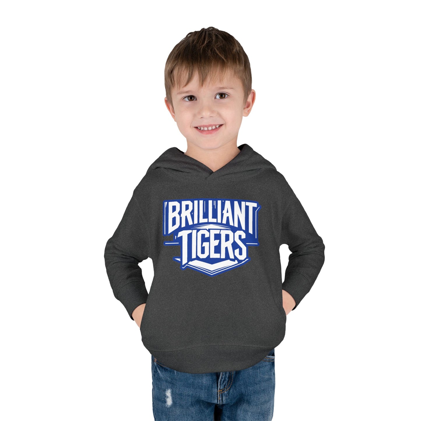 Toddler Hoodie Sweatshirt \ Brilliant Tigers \ BT2