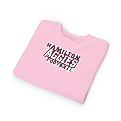 Toddler Crewneck Sweatshirt \ Hamilton Aggies Football \ HAF1