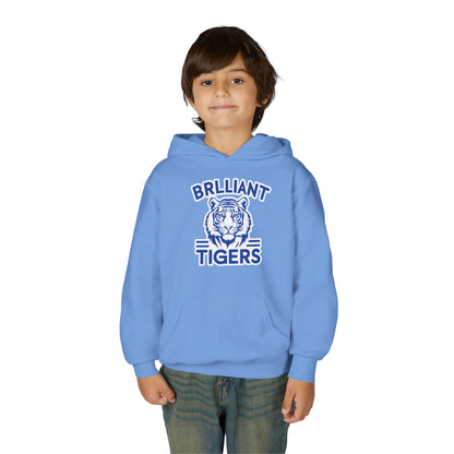 Youth Hooded Sweatshirt \ Brilliant Tigers \ BT1