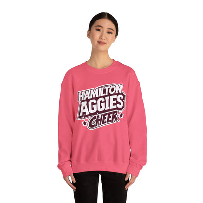 Adult Crewneck Sweatshirt \ Hamilton Aggies Cheer \ HAC1