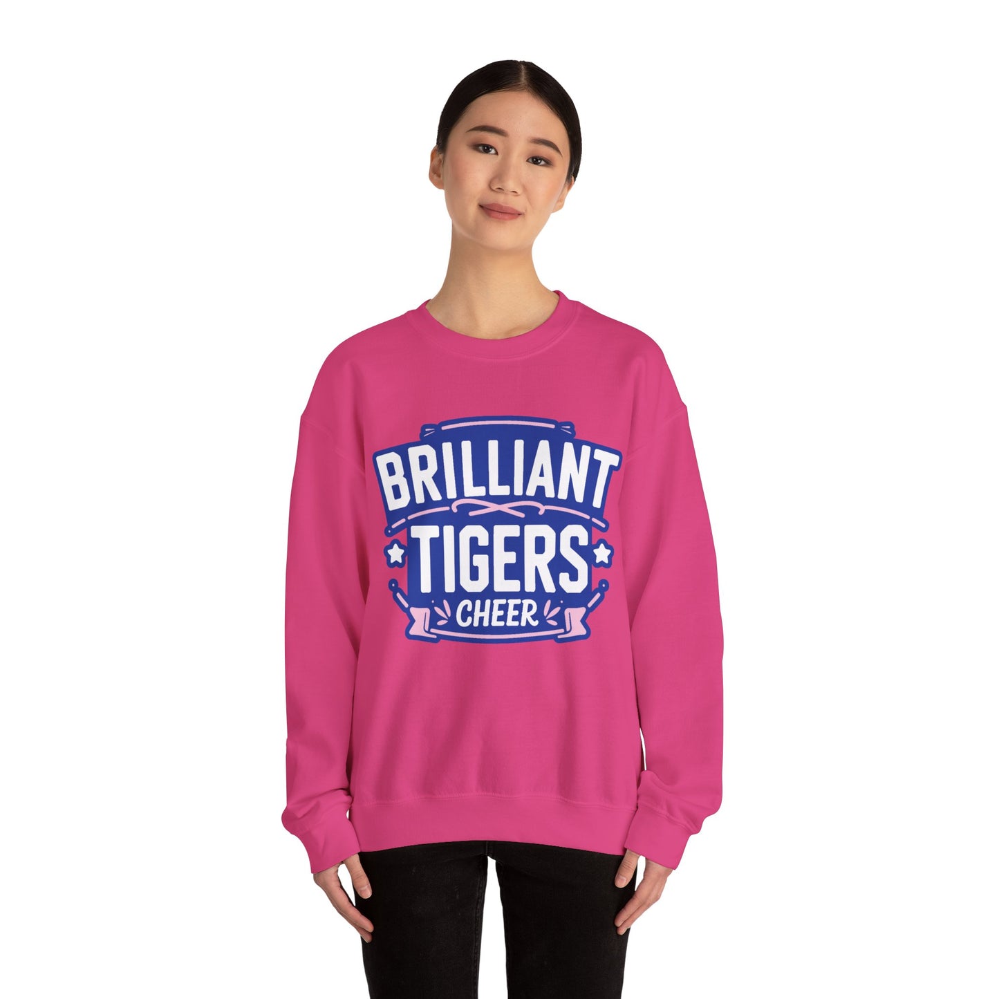 Adult Crewneck Sweatshirt \ Brilliant Tigers Cheer \ BTC2