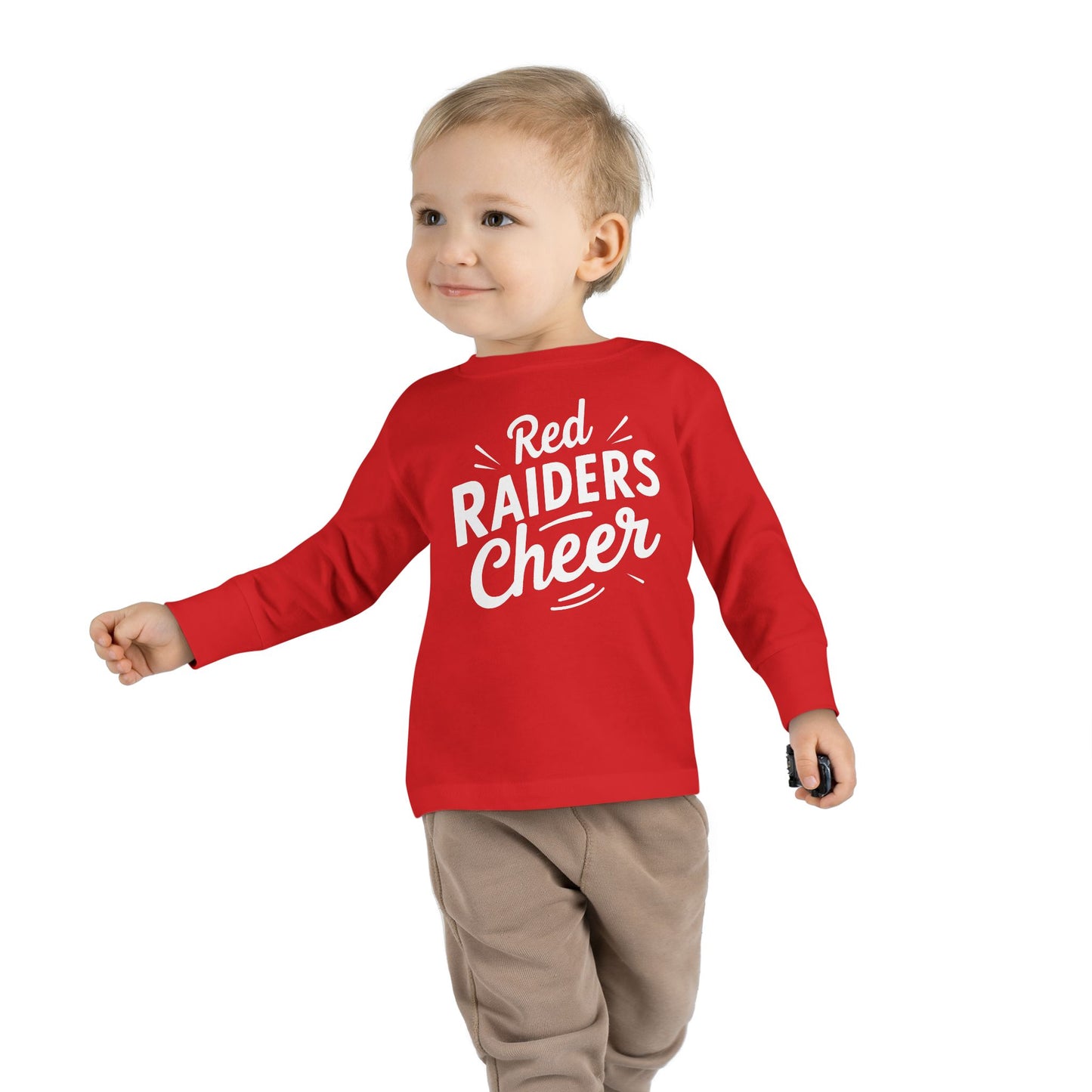 Toddler Long Sleeve Tee \ Marion County Red Raiders Cheer \ MCC1