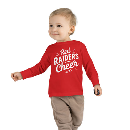Toddler Long Sleeve Tee \ Marion County Red Raiders Cheer \ MCC1