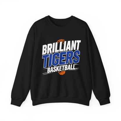 Adult Crewneck Sweatshirt \ Brilliant Tigers Basketball \ BTBK1