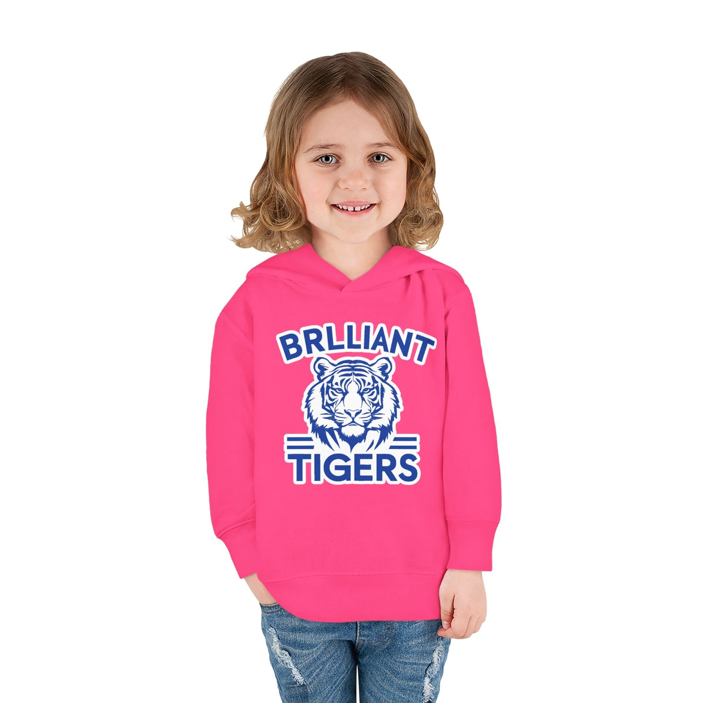 Toddler Hoodie Sweatshirt \ Brilliant Tigers \ BT1