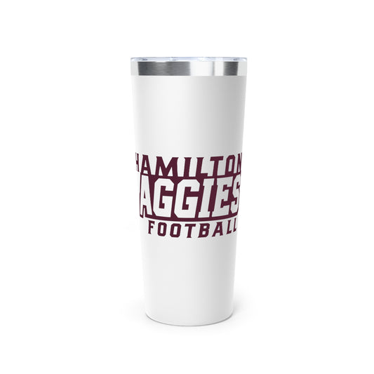 22oz Cooper Insulated Tumbler \ Hamilton Aggies Football \ HAF1