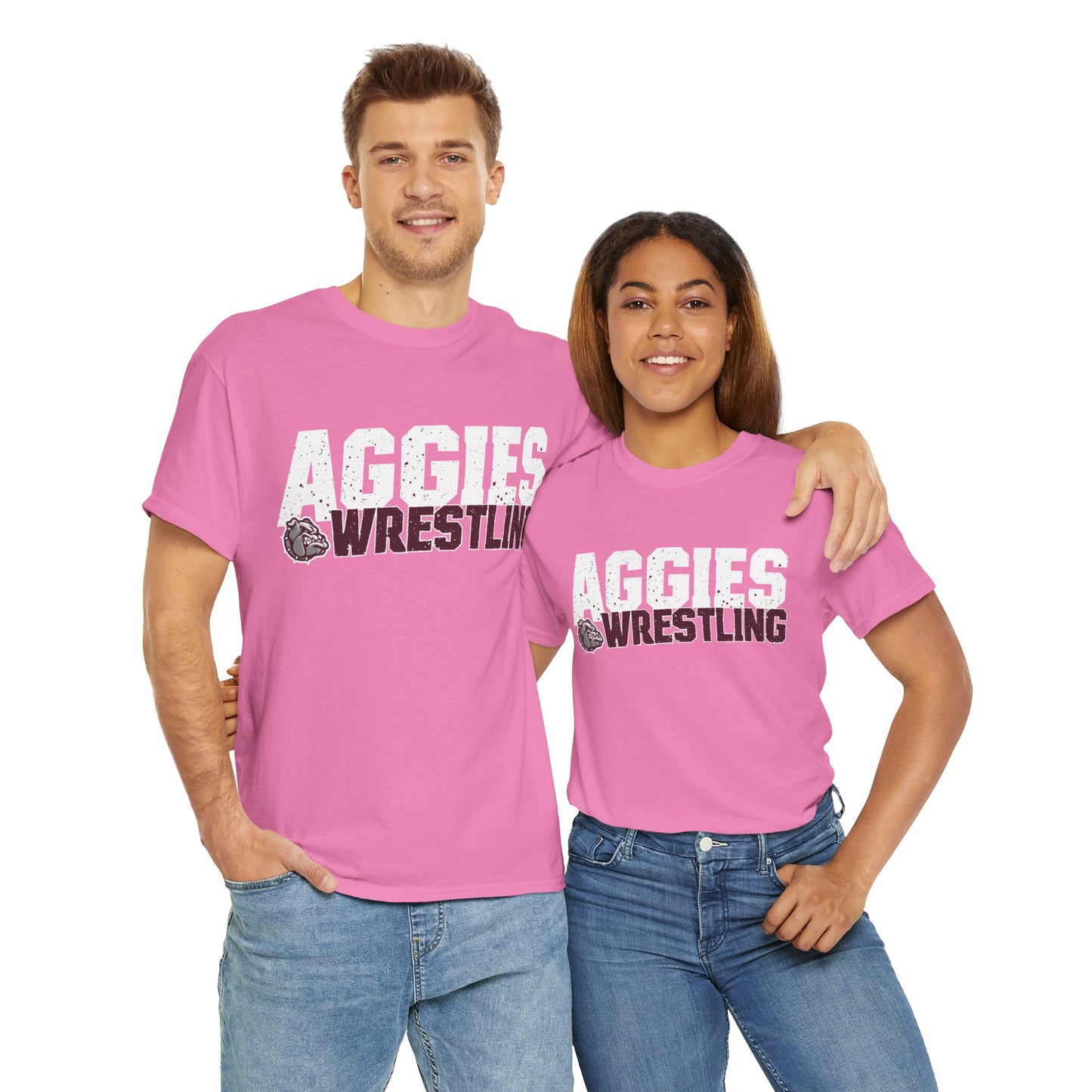 Adult Tee \ Hamilton Aggies Wrestling \ HAW3