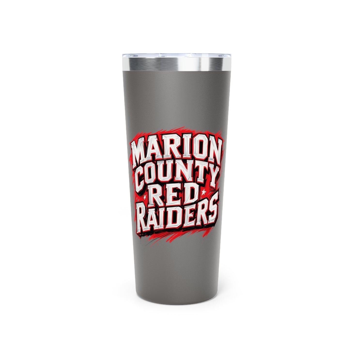 22oz Copper Insulated Tumbler \ Marion County Red Raiders \ MC1