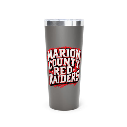 22oz Copper Insulated Tumbler \ Marion County Red Raiders \ MC1