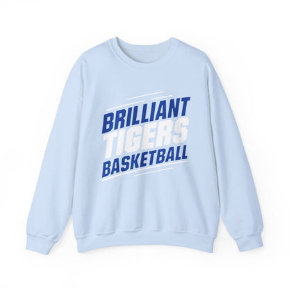 Adult Crewneck Sweatshirt \ Brilliant Tigers Basketball \ BTBK2