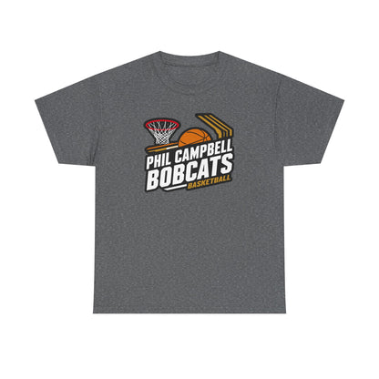 Adult Tee \ Phil Campbell Bobcats Basketball \ PCBBK1
