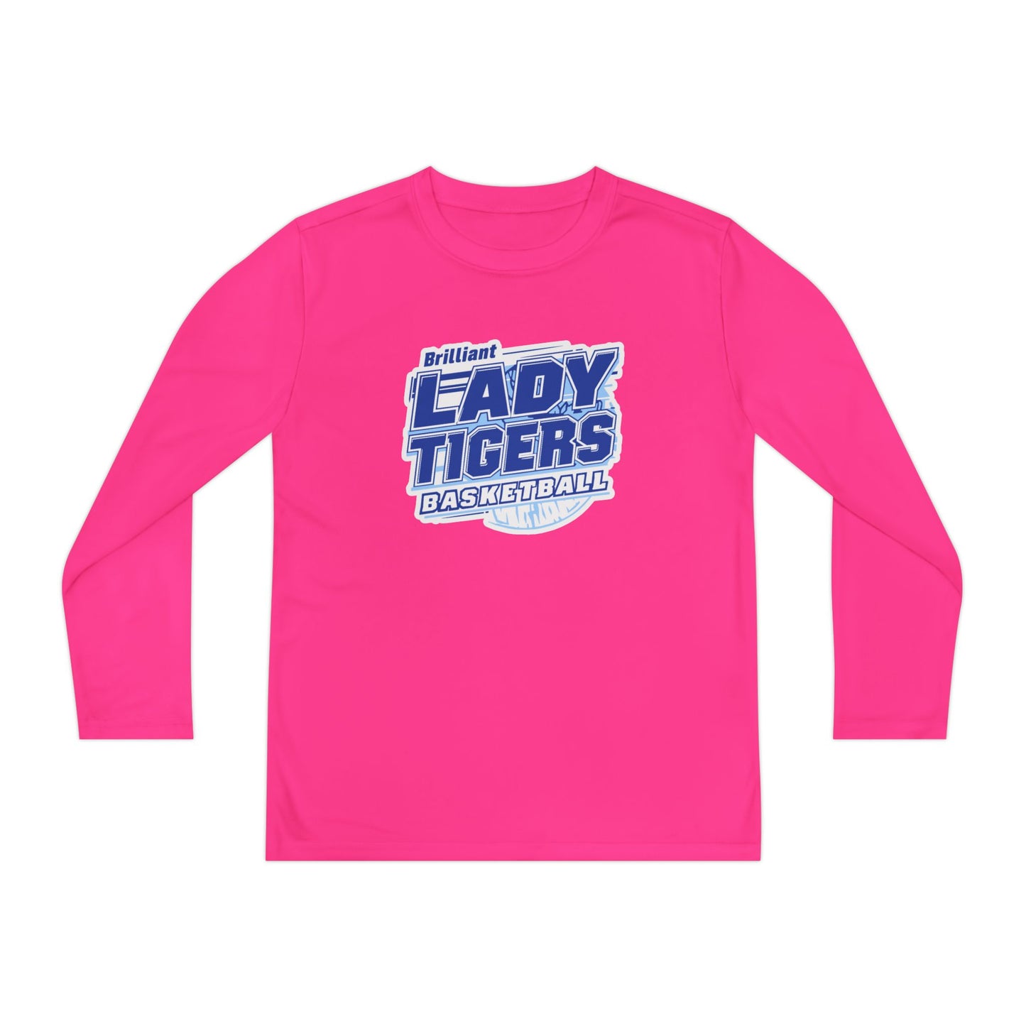 Youth Long Sleeve Tee \ Brilliant Tigers Basketball \ BTBKG2