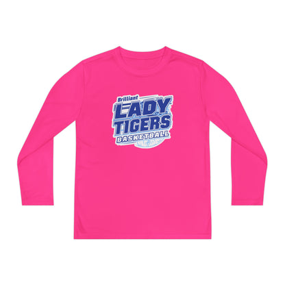 Youth Long Sleeve Tee \ Brilliant Tigers Basketball \ BTBKG2