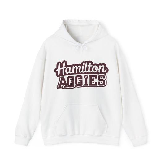 Adult Hoodie Sweatshirt \ Hamilton Aggies \ HAG2