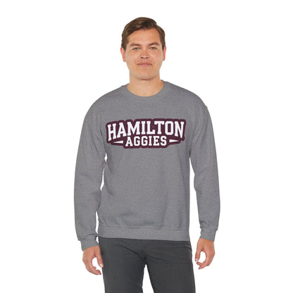 Adult Crewneck Sweatshirt \ Hamilton Aggies \ HA3