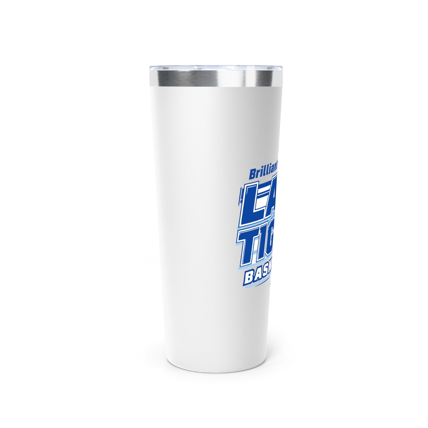 22oz Copper Insulated Tumbler \ Brilliant Tigers Basketball \ BTBKG2