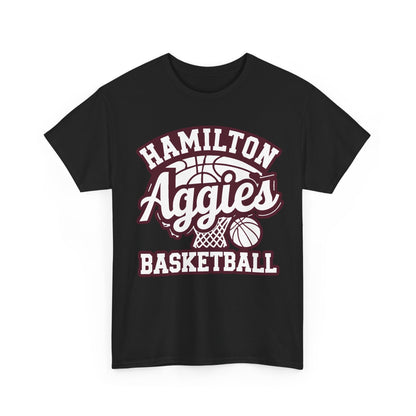 Adult Tee \ Hamilton Aggies Basketball \ HABKG1
