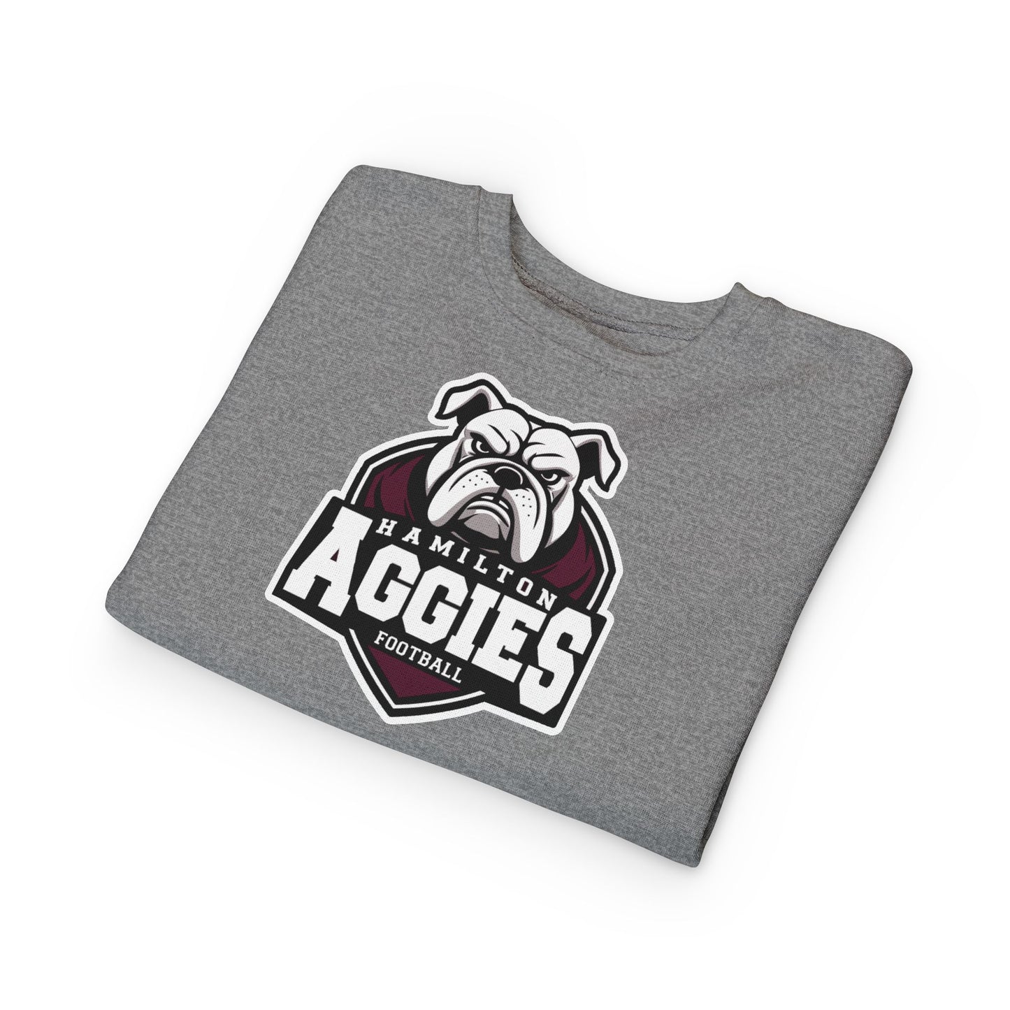 Toddler Crewneck Sweatshirt \ Hamilton Aggies Football \ HAF2