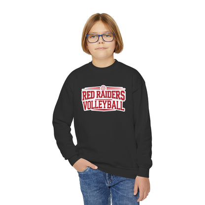 Youth Crewneck Sweatshirt \ Marion County Red Raiders Volleyball \ MCV2