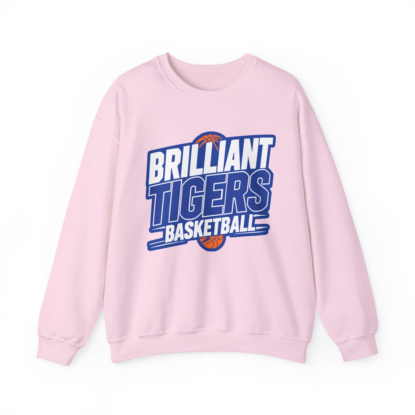 Adult Crewneck Sweatshirt \ Brilliant Tigers Basketball \ BTBK1