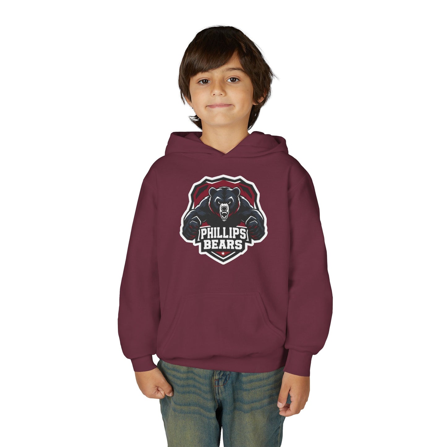 Youth Hoodie Sweatshirt \ Phillips Bears \ PB2