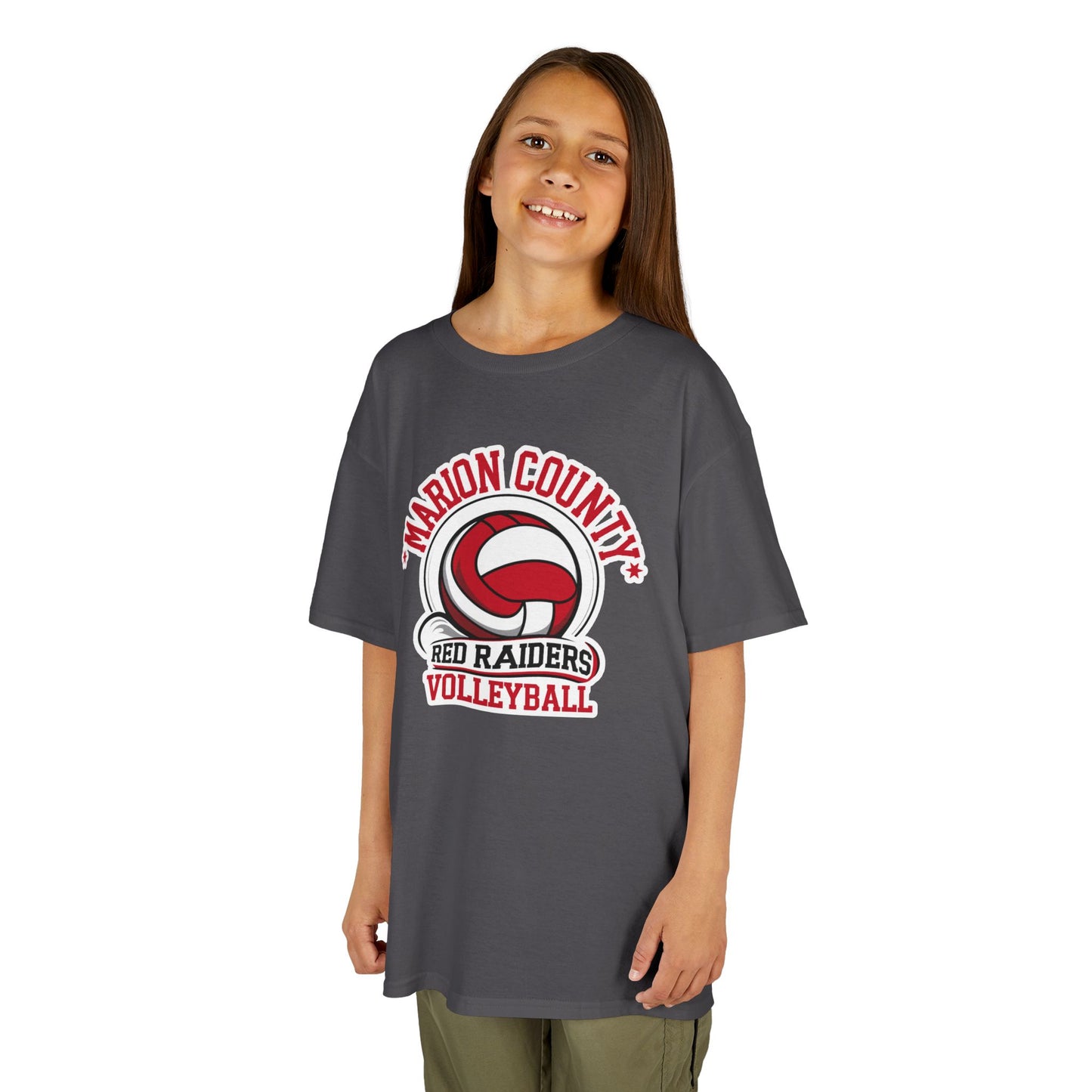 Youth Tee \ Marion County Red Raiders Volleyball \ MCV1