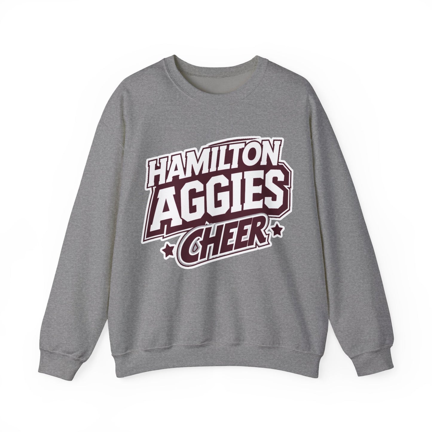 Adult Crewneck Sweatshirt \ Hamilton Aggies Cheer \ HAC1