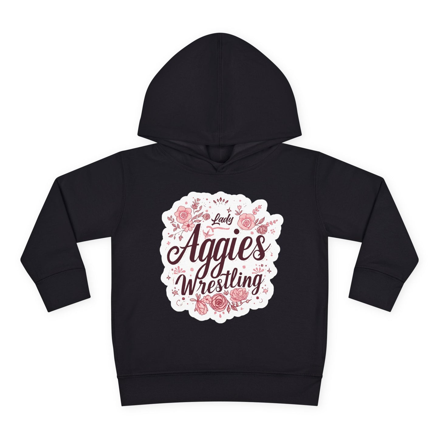 Toddler Hoodie Sweatshirt \ Hamilton Aggies Wrestling \ HAWG1