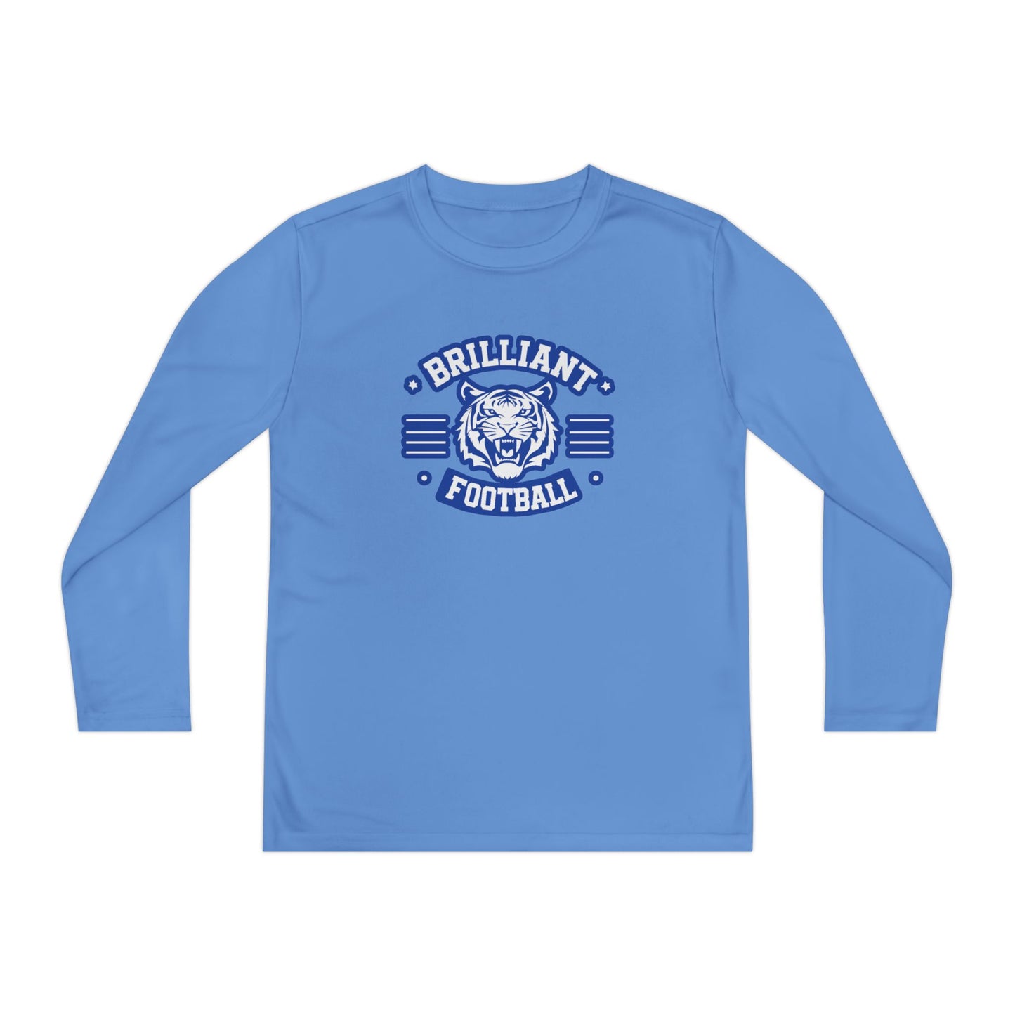 Youth Long Sleeve Tee \ Brilliant Tigers Football \ BTF2