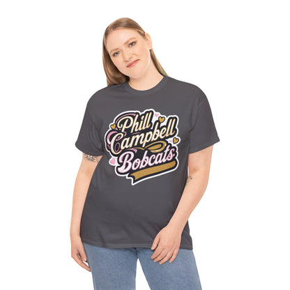Adult Tee \ Phill Campbell Bobcats \ PCBG1
