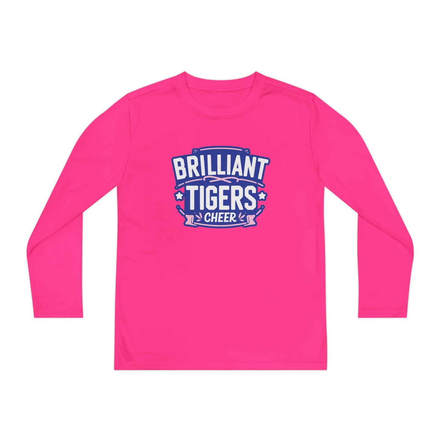 Youth Long Sleeve Tee \ Brilliant Tigers Cheer \ BTC2