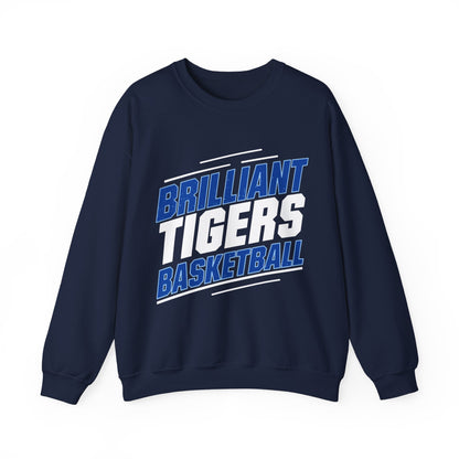 Adult Crewneck Sweatshirt \ Brilliant Tigers Basketball \ BTBK2