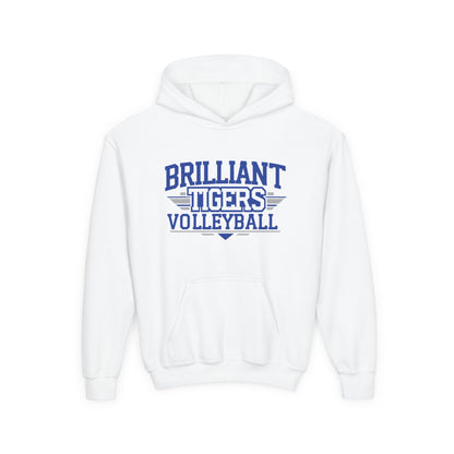 Youth Hoodie Sweatshirt \ Brilliant Tigers Volleyball \ BTV2