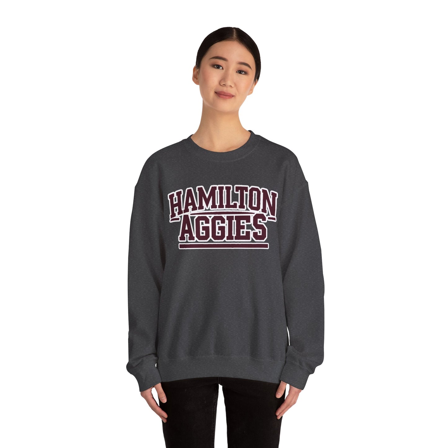 Adult Crewneck Sweatshirt \ Hamilton Aggies \ HA2