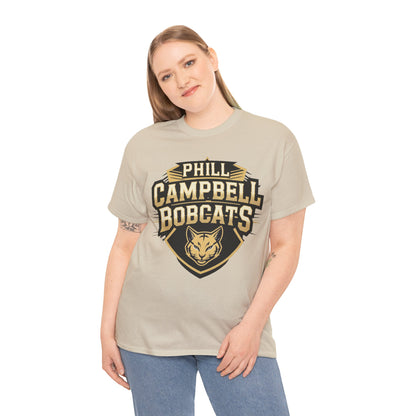 Adult Tee \ Phill Campbell Bobcats \ PCB1